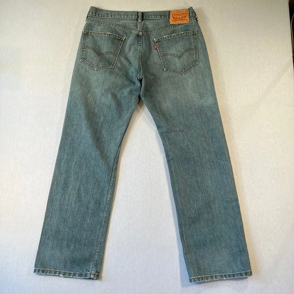 Levis 559 Relaxed Straight Jeans Mens 34x32 (Fit 34x30) Denim Medium Wash Pants